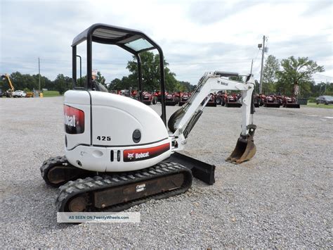 2009 bobcat 425 mini excavator|bobcat 425 for sale.